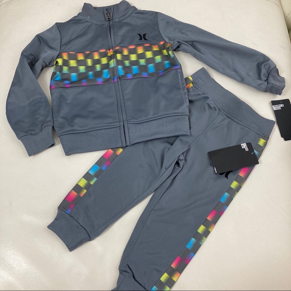 Hurley grey long sleeve active pants set 2300 - Picture 1 of 7